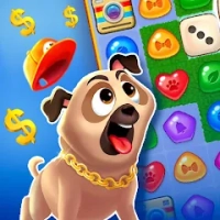 Super Pug Story Match 3 puzzle