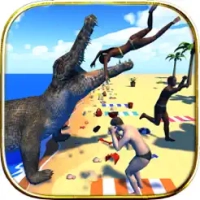 Crocodile Sim Beach Hunt